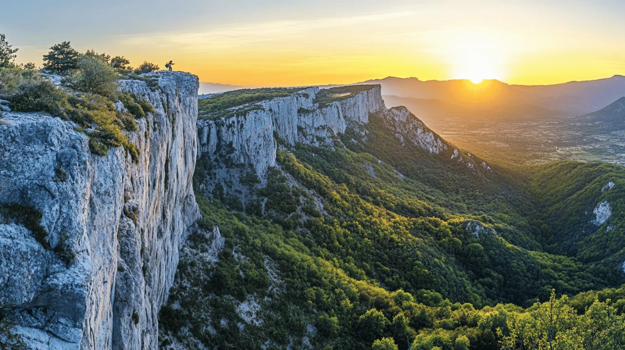 Lire la suite à propos de l’article La via ferrata du Rocher de Neuf Heures à Dignes-les-Bains : une escalade panoramique en Provence